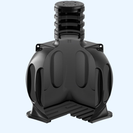 Колодец КС-5 c горловиной D580 мм и крышкой D560 Полимер